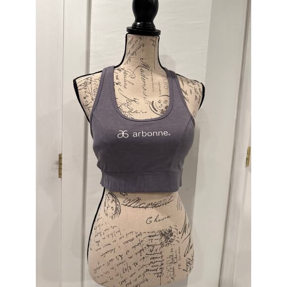 Arbonne Women’s Gray sports bra size Large - Picture 1 of 8